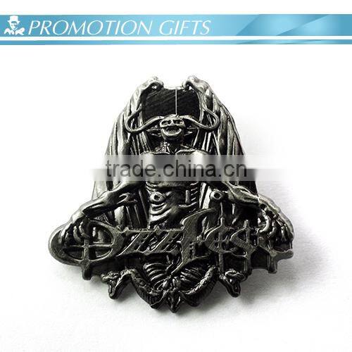 cool custom iron plating nickel badge