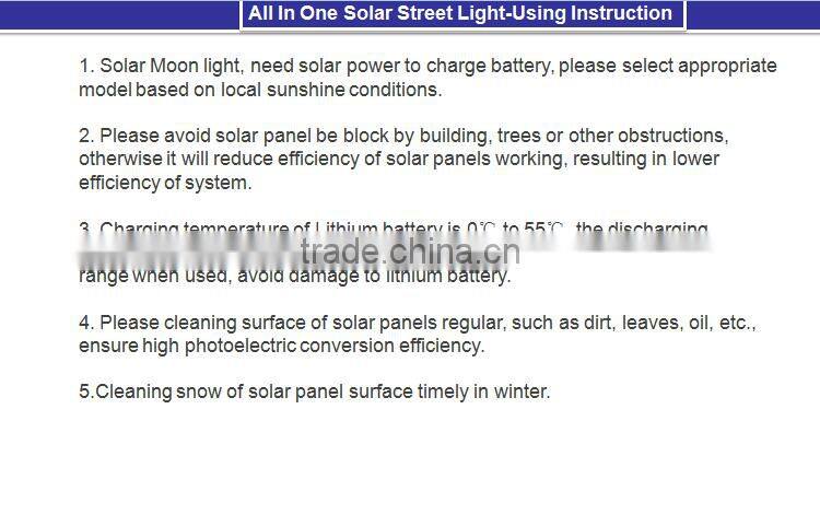 All in one led Solar Street Lights