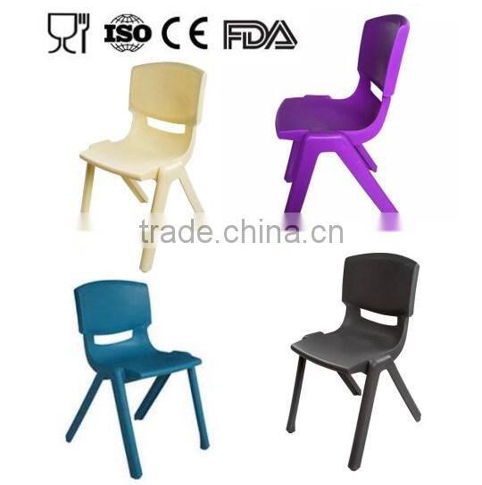New design colorful ergonomic design stackable plastic chair colorful