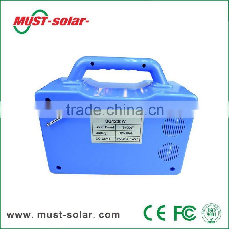 Best Price Solar Energy System 30W Solar Power Light System Solar Power System Off Grid