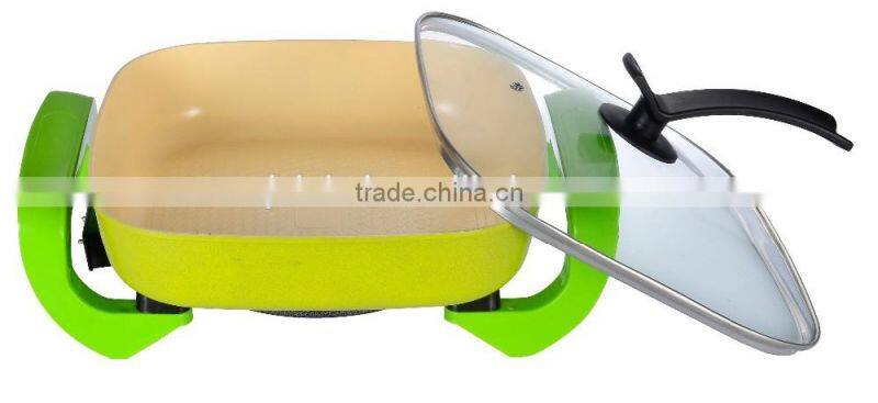 Multifunctional non-stick coating Die-cast electric skillet pan