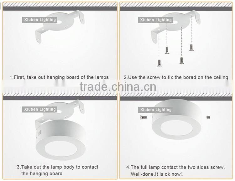 36w led light panel surface mounted square led panel light 600X35MM CE ROHS