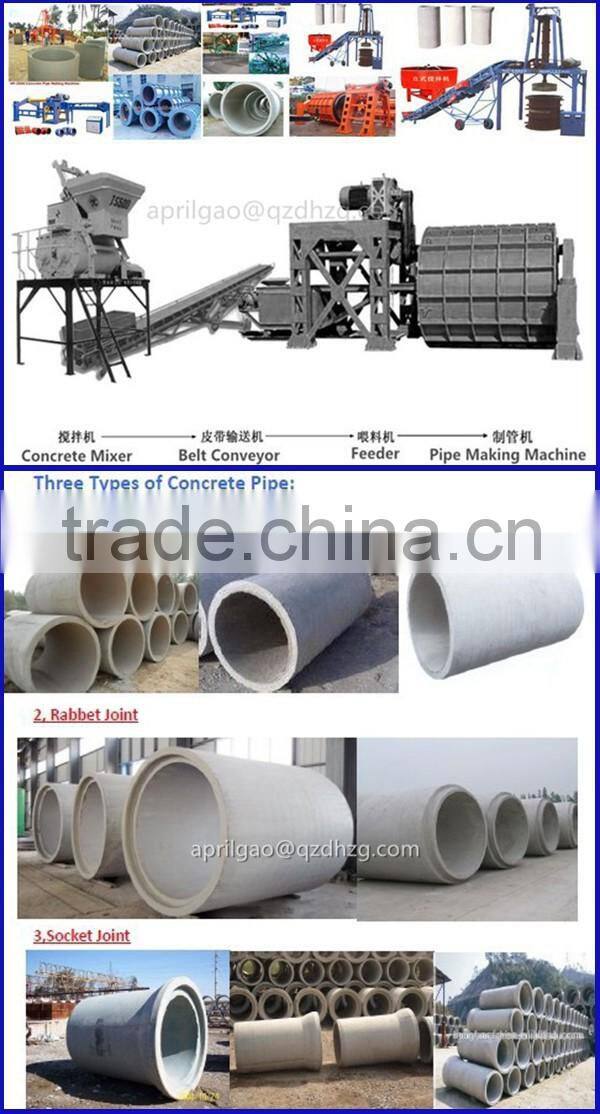Lowest Price!!!Suspension Roller Concrete Drainage Pipe Making Machine