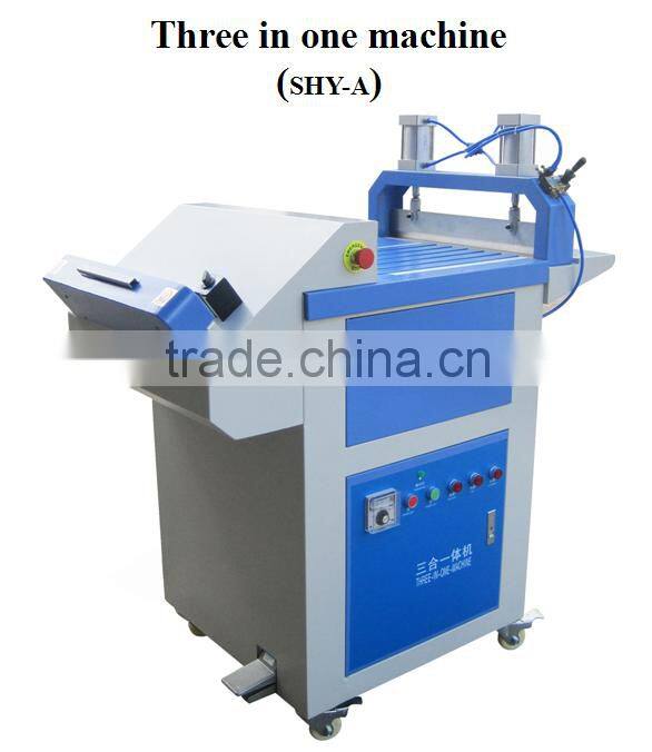3 In 1 Pneumatic Photo Books Making Machine
