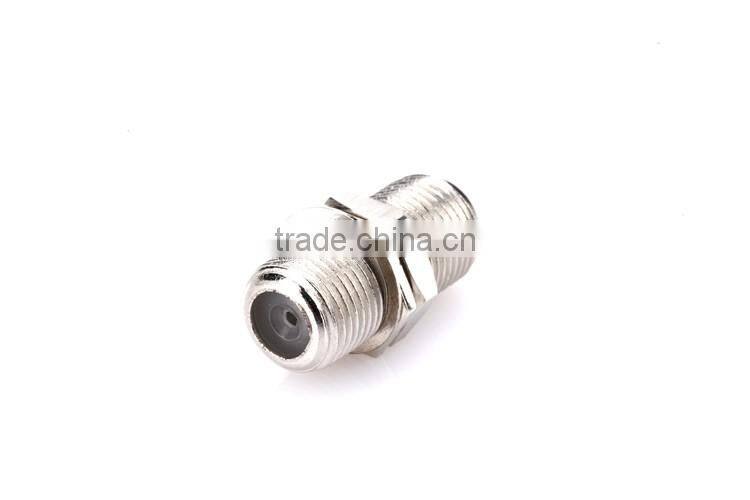 ISO9001 Rosh brass 75 double f female f connector