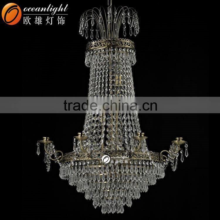 glass crystal chandelier,gold crystal chandelier Om81090-D66 H89 L8
