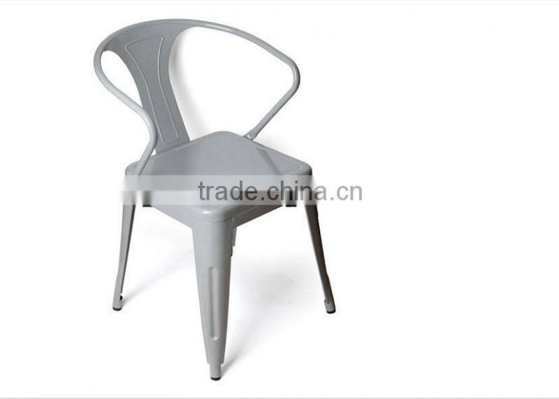Dining Room Stackable Metal Chair