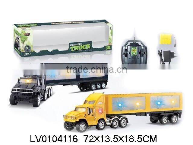 4channel radio control tow truck toys with light