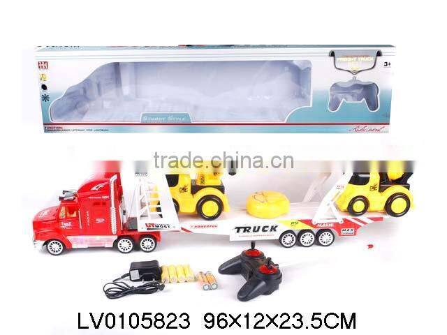 yellow 4CH rc container truck