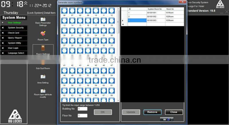 Stainless Steel Waterproof PCB and Low Temperature Working RFID Hotel Lock System for Indoor and Outdoor K-3000H3B