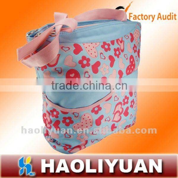 Polyester durable fashion functional holding baby bag