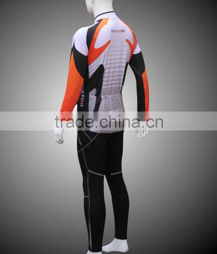2015 China Cheap Small Order Long Sleeve Sublimation Cycling Wear