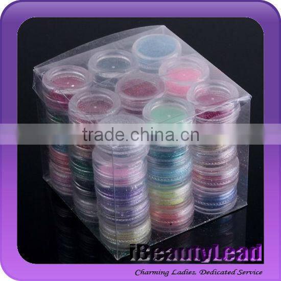 45 colors nail glitter powder nail art decoartion acrylic nail powder dust