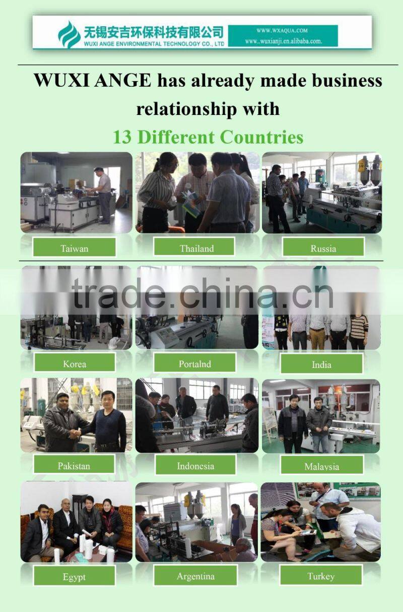 To 15 countries PP yarn string wound filter cartridge making machine