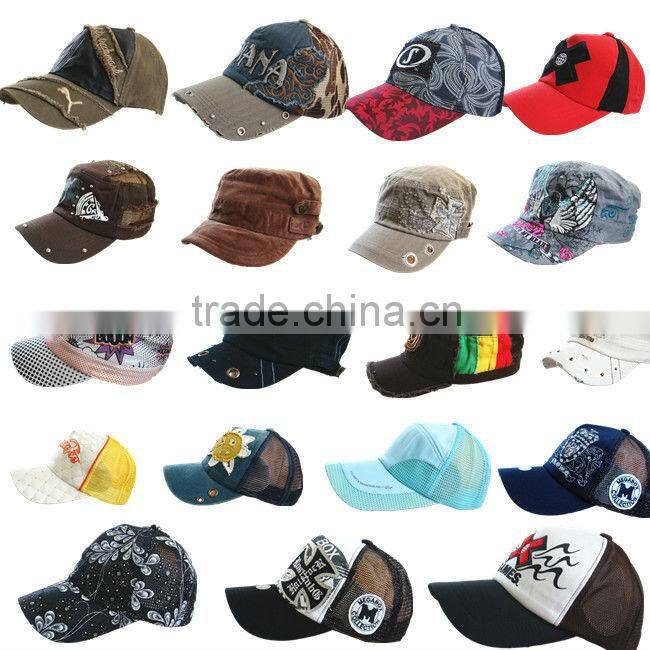 Customize fashional washed/brushed 6 panel 3d embroidery baseball cap