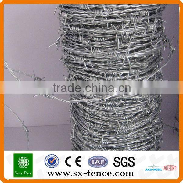 ISO,SGS,BV professional manufacturer Galvanized Barbed Wire Price