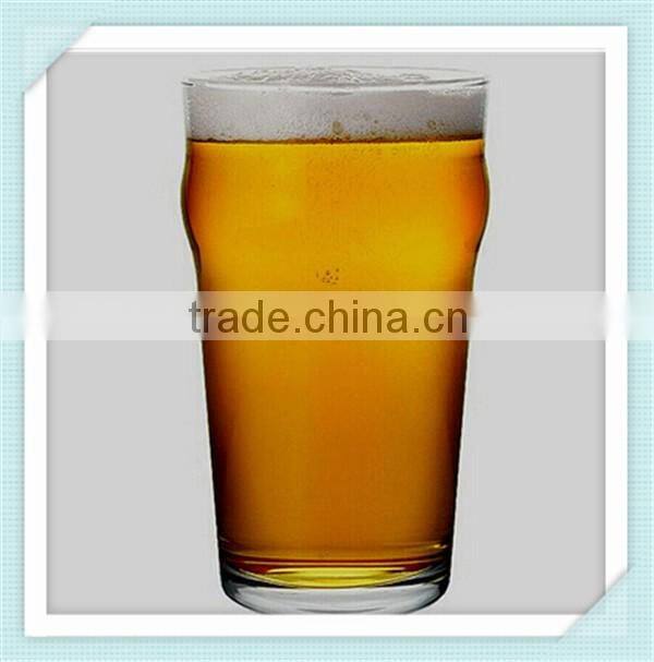 2016 Unique design beer pint glass 450ml beer glass cup for sale