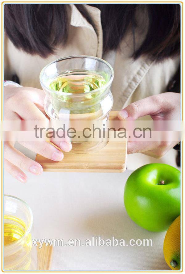 Custom Square Tea Cup Bamboo Wood Trivet Coaster Placemat Trivet Board