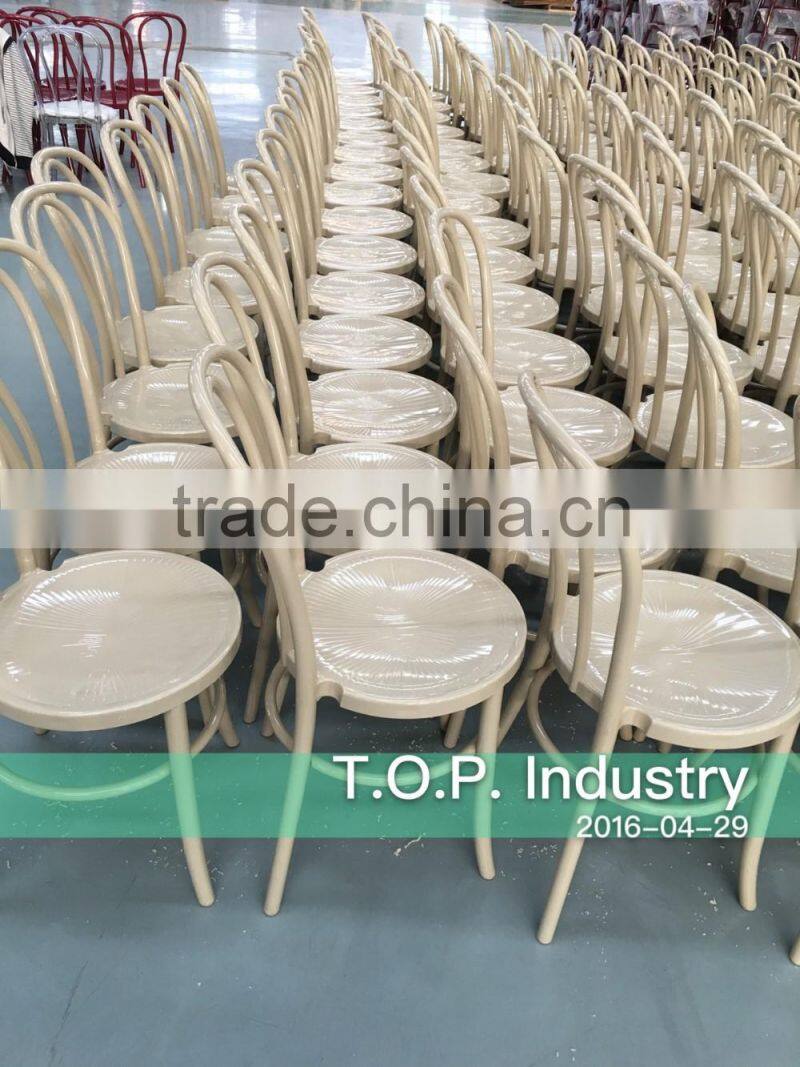 Brown Plastic Thonet Chair