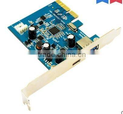 factory 10Gbps usb 3.1 Type A Type-c PCI-e express card