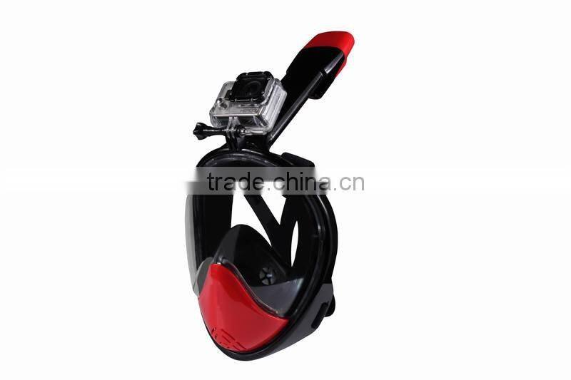 2016 hot sell full face snorkel Diving Mask for Gopro SJCAM