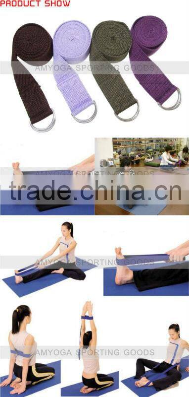 cotton yoga belt,poly cotton yoga belt