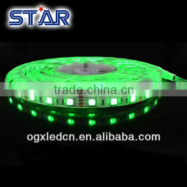 RGB 60LEDs/m 5050 epoxy waterproof IP65 flexible strip light
