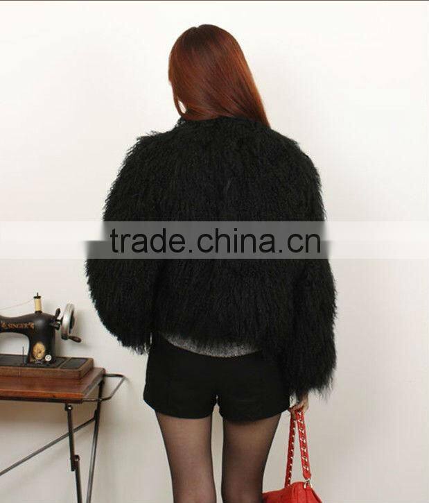 fashion style tibet sheep fur coat 1329