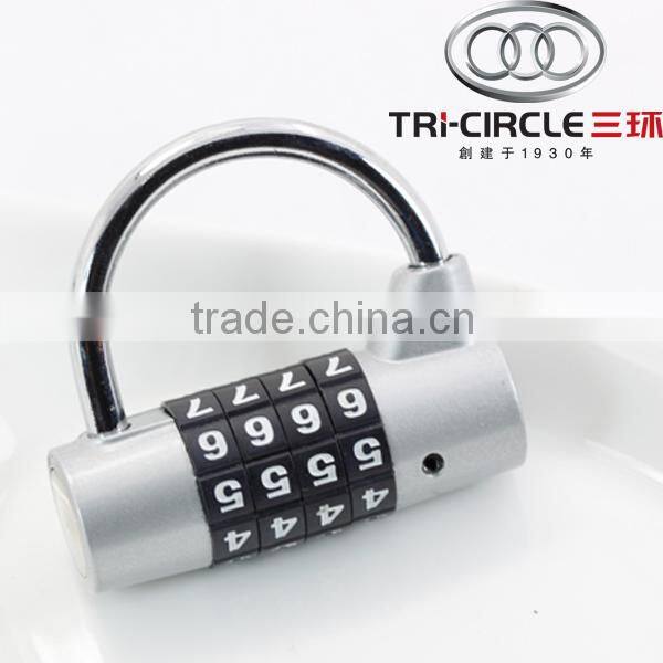 High Quality Tri-Circle Zinc Alloy Combination Padlock DA40