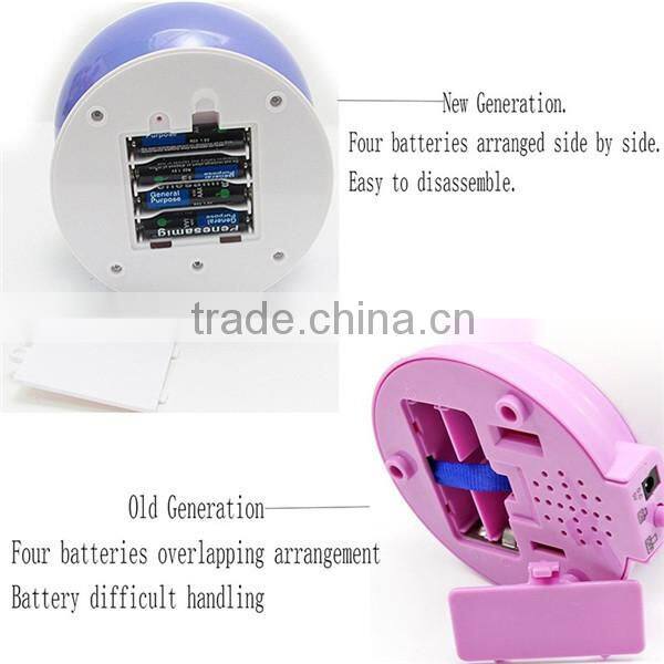 2016 New Romantic New Rotating Star Moon Sky Rotation Night Projector Light Lamp Projection with high quality Kids Bed Lamp