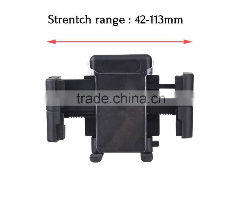 Universal 360 degree rotation one hand operation windshield use car smartphone holder for 3.5-6 inch mobile phone