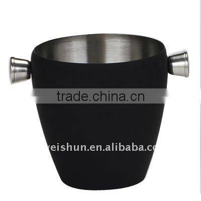 stainless steel ice bucket with safe colorful lacquer printing