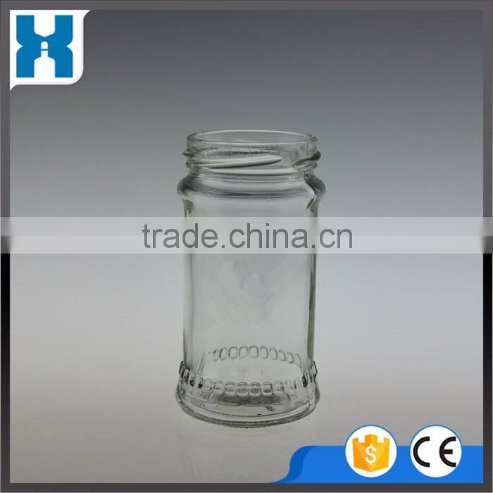 MINI EMPTY 155ML GLASS BOSTON ROUND BOTTLE