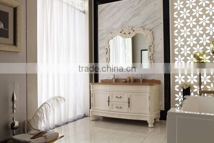 CRW custom bathroom combination vanity units unique white bathroom cabinet with sink design luxury double bath vanity with top