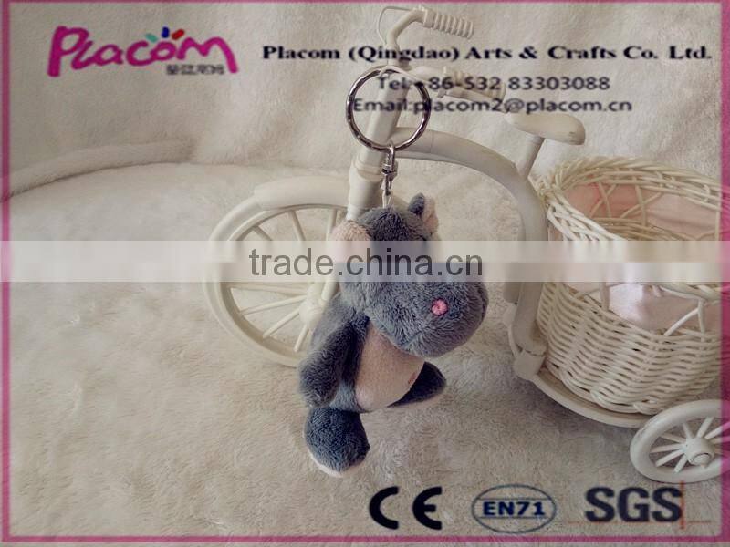 New design Lovely Fashion High quality Factory price promotional gifts and Holiday gift Plush Keychains Hippo