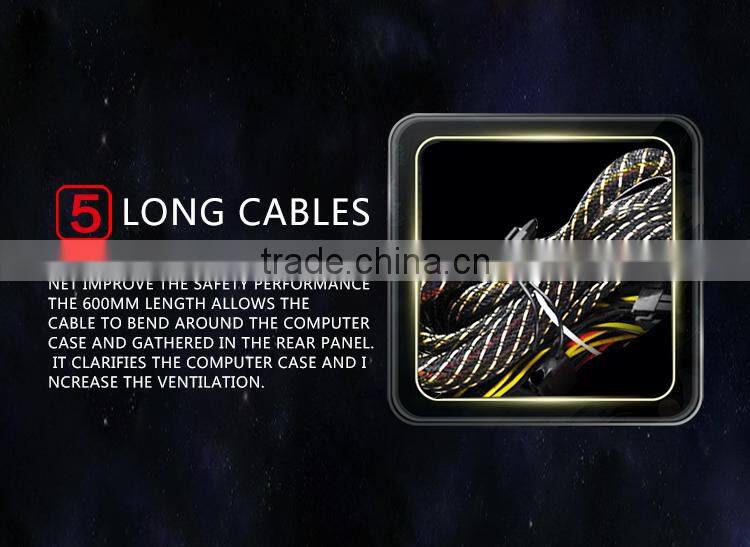 aigo G6 Golden 550W ATX DIY power supply PSU reliable quality and reasonable price