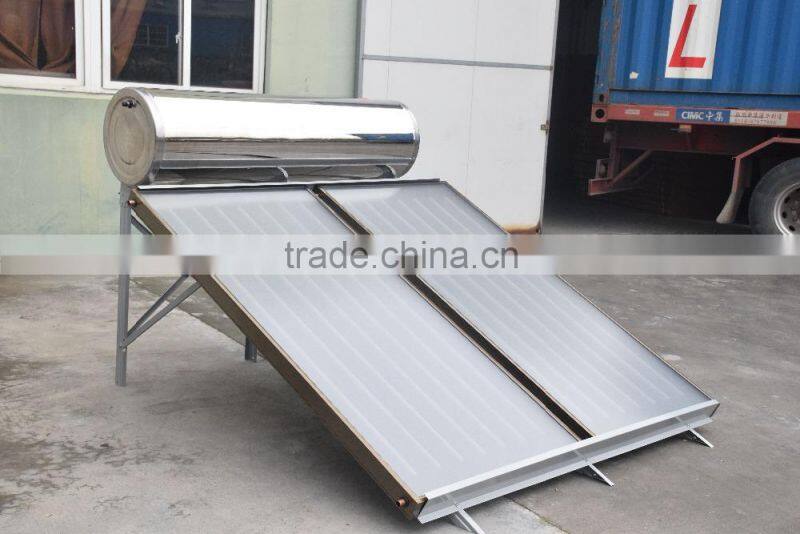 Non-Pressure Flat Plate Solar Water Heater System/Low Pressure Solar System Solar Flat Plate