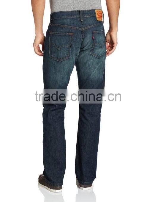 Wholesale Men's Top branded classic 100% cotton straight jeans pants