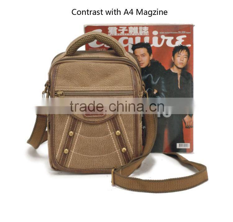 Classic Postal Satchel Bag Cross Body Strap Satchel Bag Man Small Shoulder Bag Canvas Messenger Bag