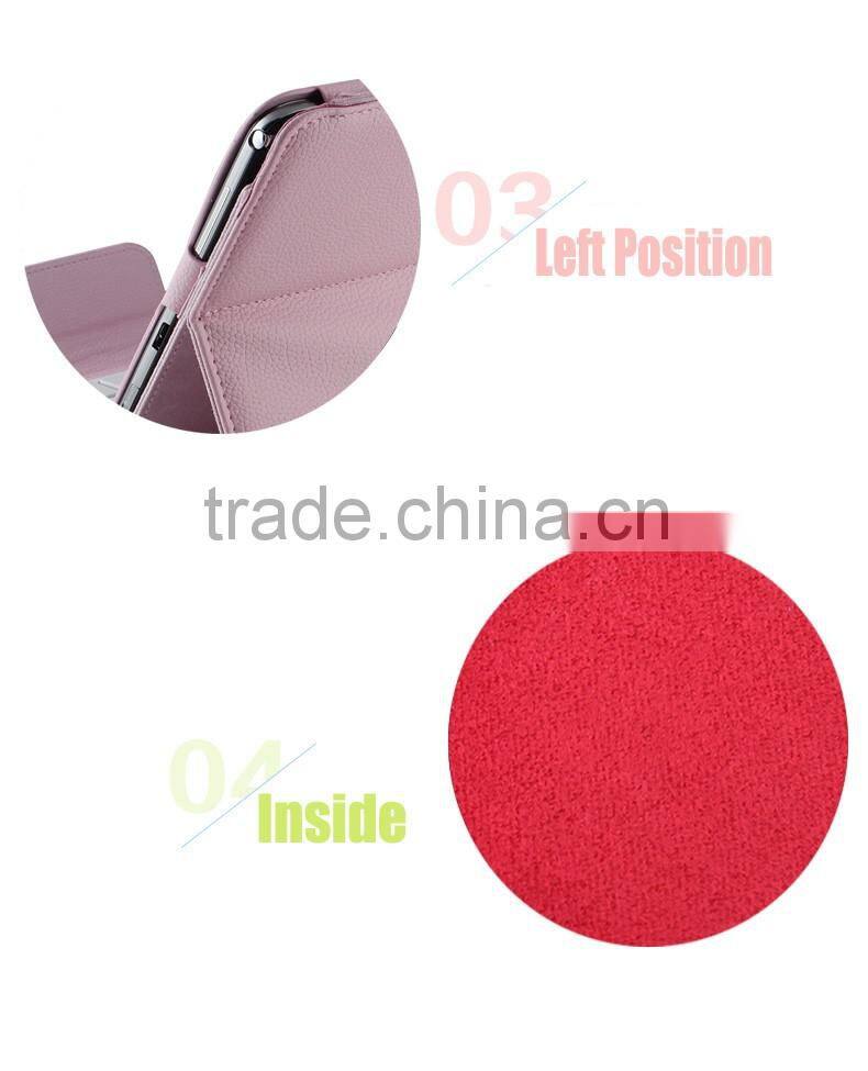 Litchi Pattern Customized Hot Selling Bluetooth Keyboard Case for Samsung Note PRO 12.2inch P900-SA109