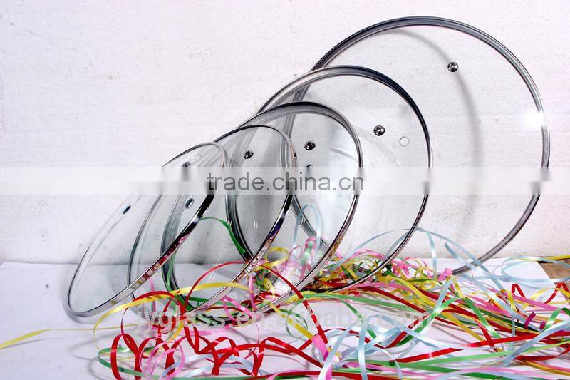 temepred glass pan lids for cookware