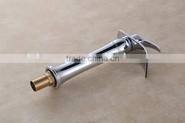 jiangmen chromed plated waterfall faucet, luxury art basin tap,copper faucet