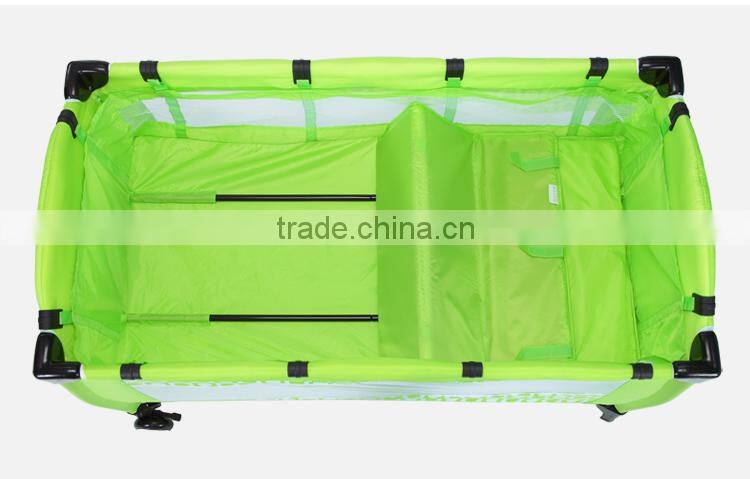 SGS certicification travel baby playpen/cot, baby play yard with door