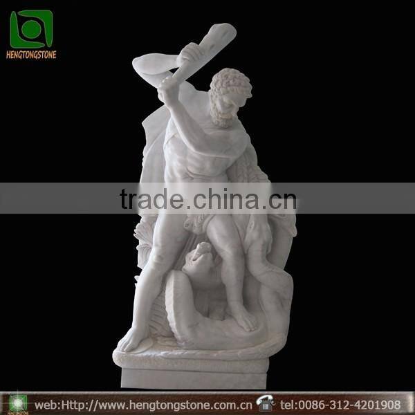 Life Size White Marble Garden Laocoon Statue