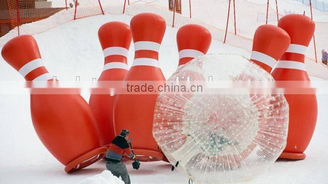 Popular human bowling with zorb/human bumper ball for adult