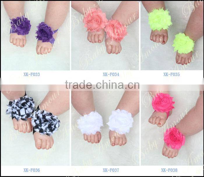 2015 New Trendy Fashion Top Baby headband/hairband with Foot wear sets