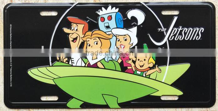 customized embossed printing license plate