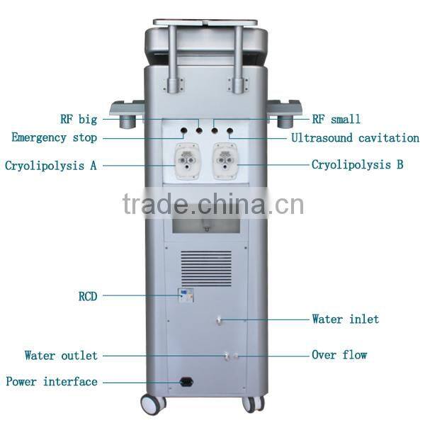 Freeze fats system handle vacuum slimming massager