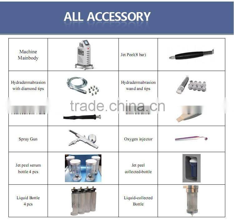 7 in 1 BIO diamond peeling dermabrasion oxygen therapy facial machine for sale