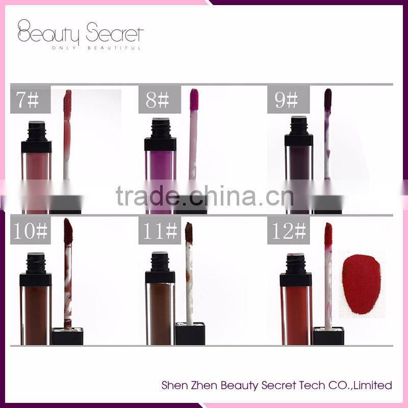 cosmetics make your own matte liquid lipstick tube 36 colors for choice